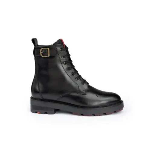 Lloyd Damen Stiefelette Schnürung Leder SCHWARZ 24-291-00
