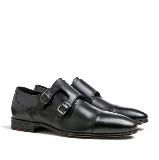 Lloyd Doppelmonk MAILAND schwarz Leder S14 10-137-00