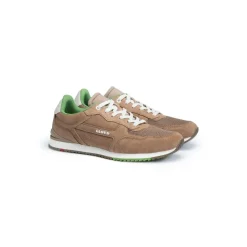 Lloyd Herren Sneaker EGILIO Leder Variofootbed BRAUN/GRÜN 14-418-11