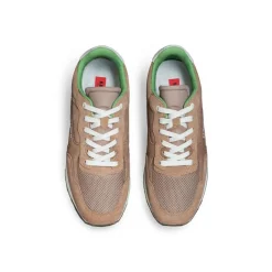 Lloyd Herren Sneaker EGILIO Leder Variofootbed BRAUN/GRÜN 14-418-11