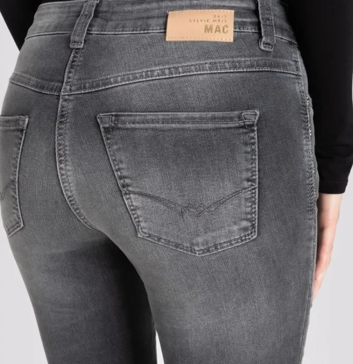 MAC JEANS DREAM SKINNY light anthra used grau S23  0357L26009A