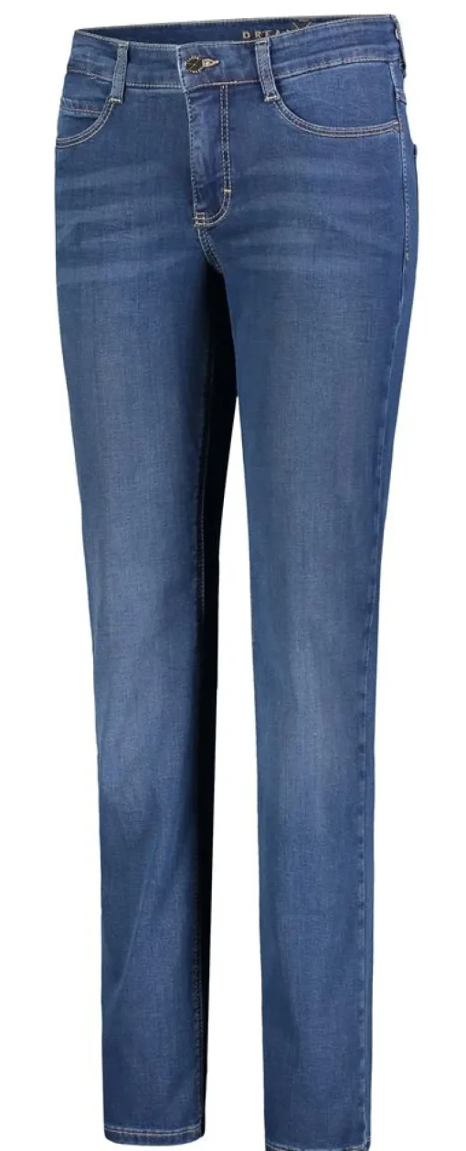 MAC JEANS- DREAM Straight Fit 5-Pocket-Style blau S23 0355L540190