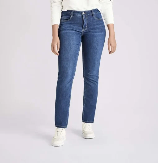 MAC JEANS- DREAM Straight Fit 5-Pocket-Style blau S23 0355L540190