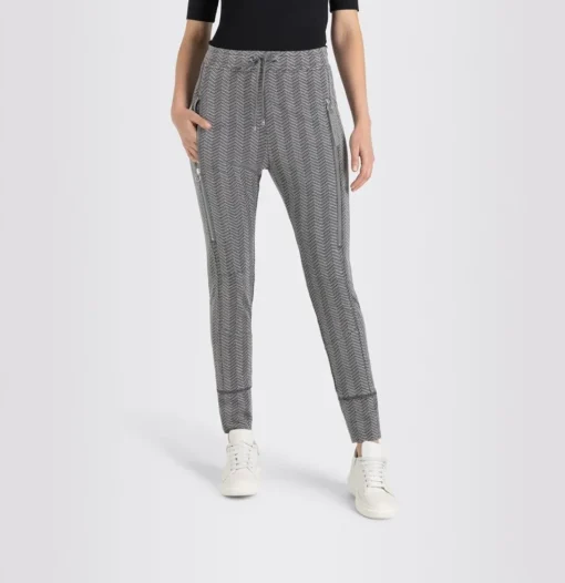 MAC JEANS- FUTURE 2.0 Jump in Hose Zipper- Details grau S23  0172277300