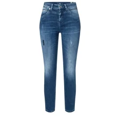 MAC JEANS RICH SLIM Five- Pocket- Style blau S23 038957439A