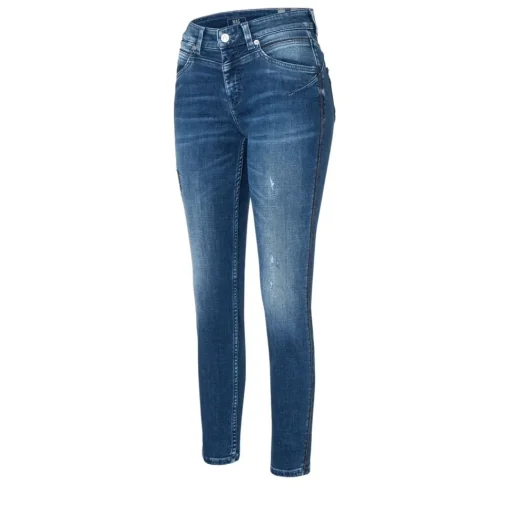 MAC JEANS RICH SLIM Five- Pocket- Style blau S23 038957439A