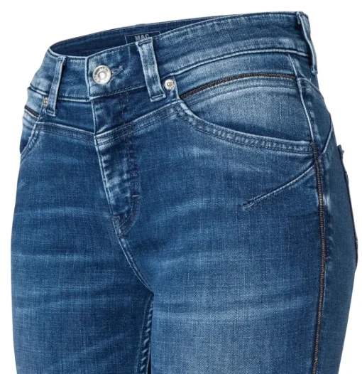 MAC JEANS RICH SLIM Five- Pocket- Style blau S23 038957439A