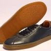 Marc Shoes STELLAN Herren Halbschuh Schnürer Glattleder blau 831402