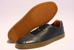 Marc Shoes STELLAN Herren Halbschuh Schnürer Glattleder blau 831402