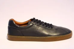 Marc Shoes STELLAN Herren Halbschuh Schnürer Glattleder blau 831402