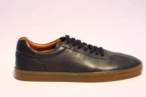 Marc Shoes STELLAN Herren Halbschuh Schnürer Glattleder blau 831402