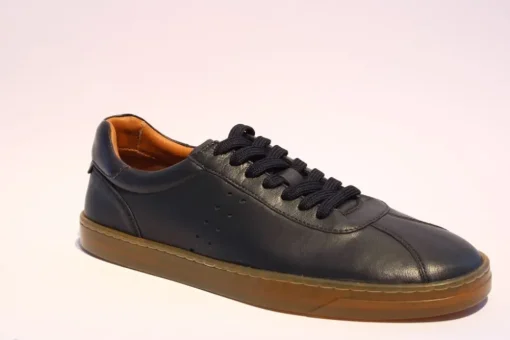 Marc Shoes STELLAN Herren Halbschuh Schnürer Glattleder blau 831402