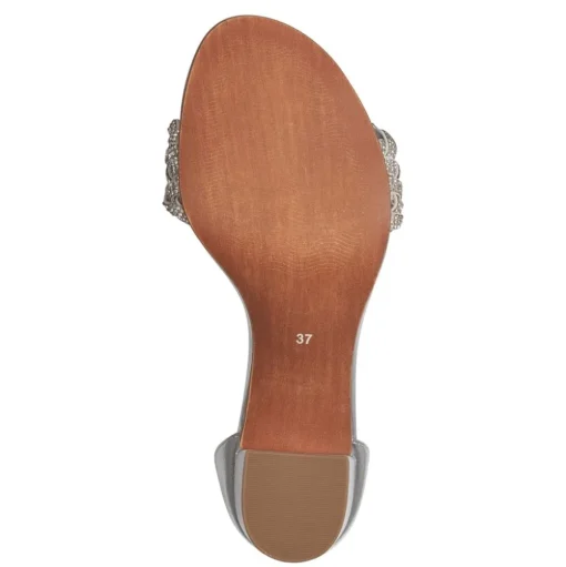 Marco Tozzi Damen Sandalette silber S14 2-28399-42