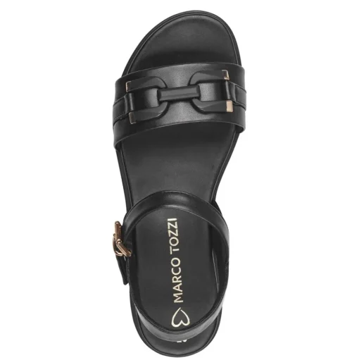 Marco Tozzi Sandale Kettendetail schwarz S14 2-28406-42