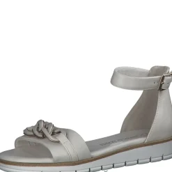 Marco Tozzi Sandale Kettendetail beige pink S14 2-28610-42
