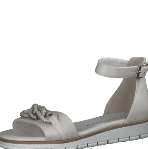Marco Tozzi Sandale Kettendetail beige pink S14 2-28610-42