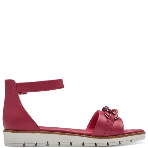 Marco Tozzi Sandale Kettendetail beige pink S14 2-28610-42