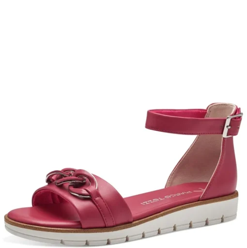 Marco Tozzi Sandale Kettendetail beige pink S14 2-28610-42