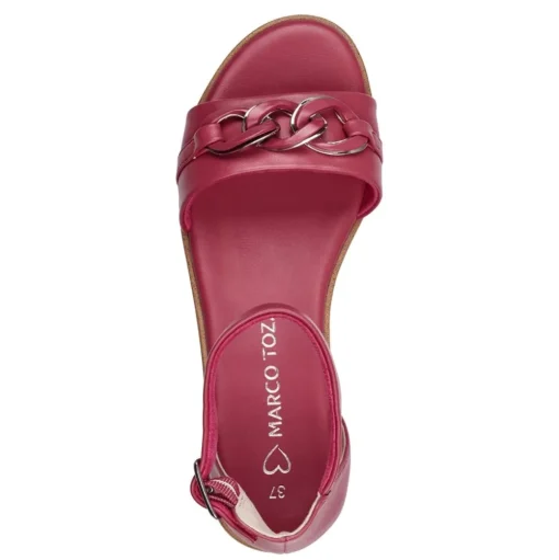Marco Tozzi Sandale Kettendetail beige pink S14 2-28610-42