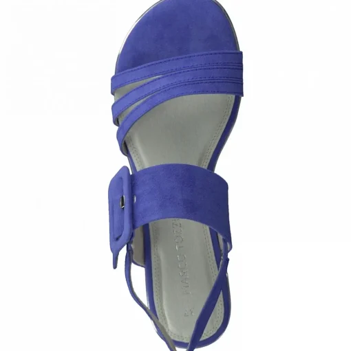 Marco Tozzi Sandale Schnalle blau 2-2-28100-26