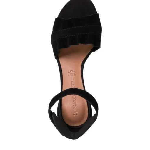 MARCO TOZZI Sandalette Leder Blockabsatz braun beige S12 2-2-28398-28