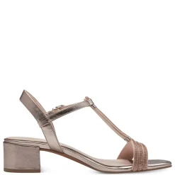 Marco Tozzi Sandalette Strassverzierungen rose S14 2-28233-42