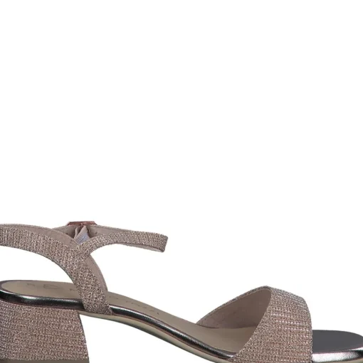 Marco Tozzi Sandalette Strassverzierungen beige S14 2-28331-42