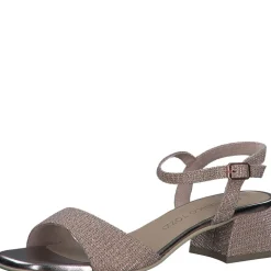 Marco Tozzi Sandalette Strassverzierungen beige S14 2-28331-42