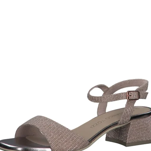 Marco Tozzi Sandalette Strassverzierungen beige S14 2-28331-42