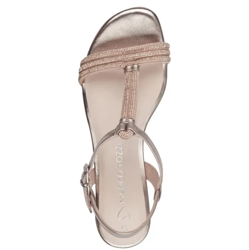 Marco Tozzi Sandalette Strassverzierungen rose S14 2-28233-42