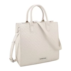 MARCO TOZZI Shopper Allover-Prägung beige,schwarz S22 2-2-61025-29