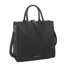 MARCO TOZZI Shopper Allover-Prägung beige,schwarz S22 2-2-61025-29