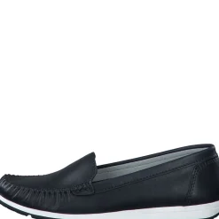 Marco Tozzi Slipper Loafer Leder weiß schwarz S14 2-24600-42