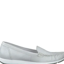 Marco Tozzi Slipper Loafer Leder weiß schwarz S14 2-24600-42
