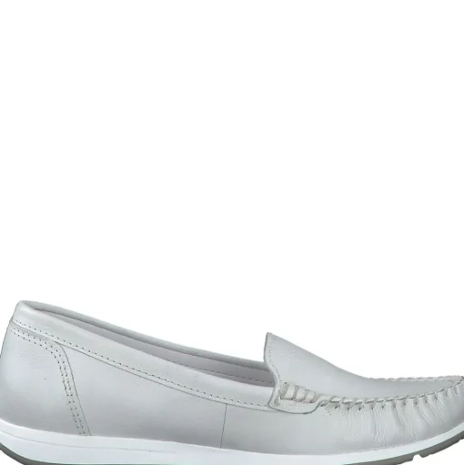 Marco Tozzi Slipper Loafer Leder weiß schwarz S14 2-24600-42