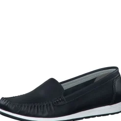 Marco Tozzi Slipper Loafer Leder weiß schwarz S14 2-24600-42