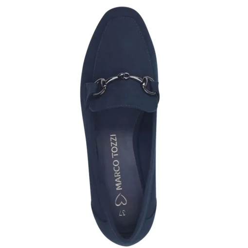 Marco Tozzi Slipper Loafer Kettendetail pink, blau S14 2-24212-42
