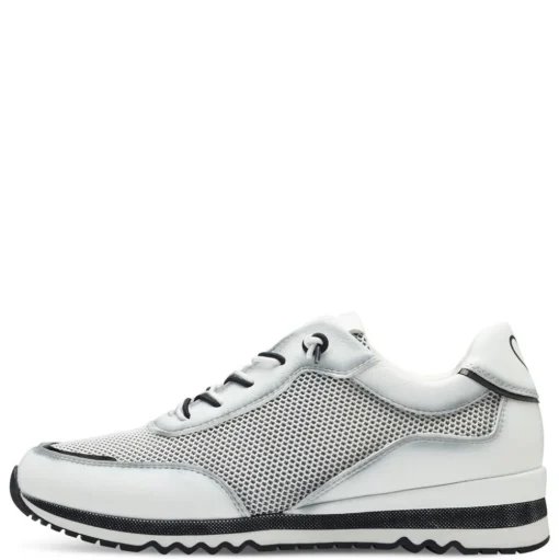 Marco Tozzi Sneaker Mesheinsatz weiß S14 2-23725-42