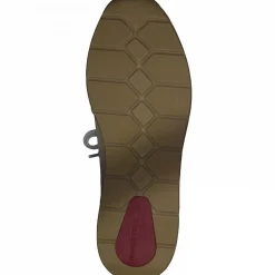 Marco Tozzi Sneaker Schnürer Reißverschluss beige orange 2-2-23735-26