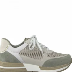 Marco Tozzi Sneaker weiß grün Reißverschluss 2-2-23732-28