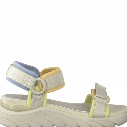 Marco Tozzi sportive Sandale Farbmix Klettverschluss 2-2-28542-28