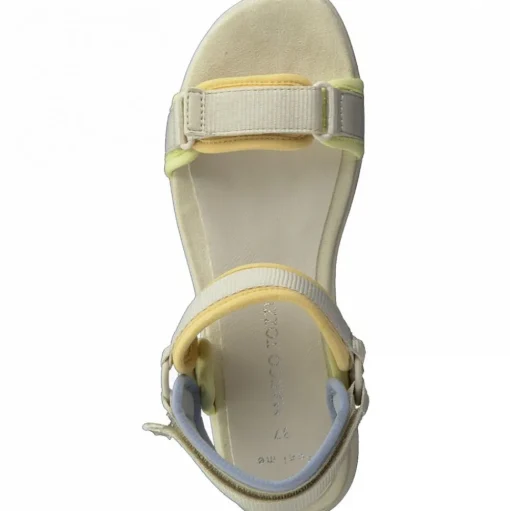 Marco Tozzi sportive Sandale Farbmix Klettverschluss 2-2-28542-28
