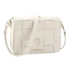 Marco Tozzi Umhängetasche Flechtoptik Herz beige, blau schwarz S14 2-2-61035-20
