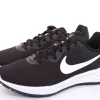 Nike W REVOLUTION 6NN Damen Sneaker BLACK/ WHITE WHITE/ METALLIC schwarz weiß S12 DC3729