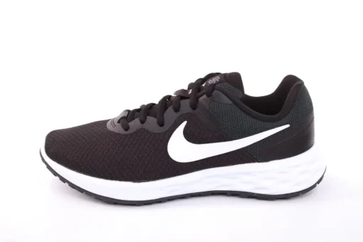 Nike W REVOLUTION 6NN Damen Sneaker BLACK/ WHITE WHITE/ METALLIC schwarz weiß S12 DC3729