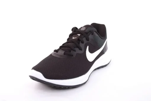 Nike W REVOLUTION 6NN Damen Sneaker BLACK/ WHITE WHITE/ METALLIC schwarz weiß S12 DC3729