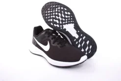 Nike W REVOLUTION 6NN Damen Sneaker BLACK/ WHITE WHITE/ METALLIC schwarz weiß S12 DC3729