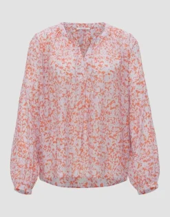 OPUS Bluse FAISY DAYLIGHT Loose aus Viskose Mix llila S14 10163312061242