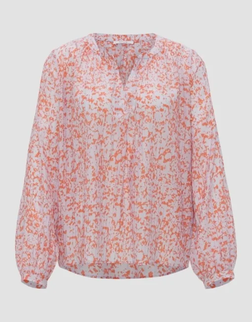 OPUS Bluse FAISY DAYLIGHT Loose aus Viskose Mix llila S14 10163312061242