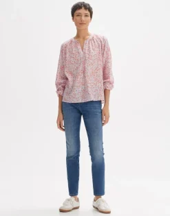 OPUS Bluse FAISY DAYLIGHT Loose aus Viskose Mix llila S14 10163312061242